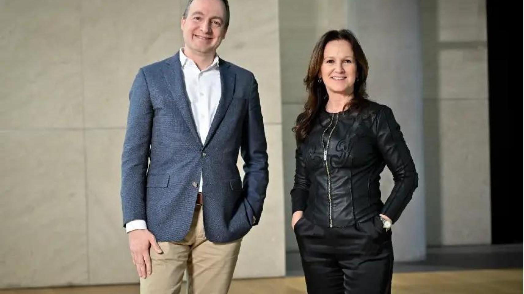 Juan María Aramburu, CEO de Keepler y Mercedes Oblanca, presidenta y CEO de Accenture en España y Portugal. Imagen: Nacho Urbón
