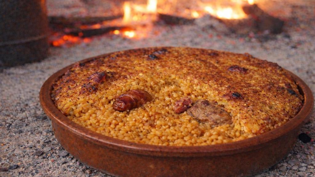 Arroz con costra.