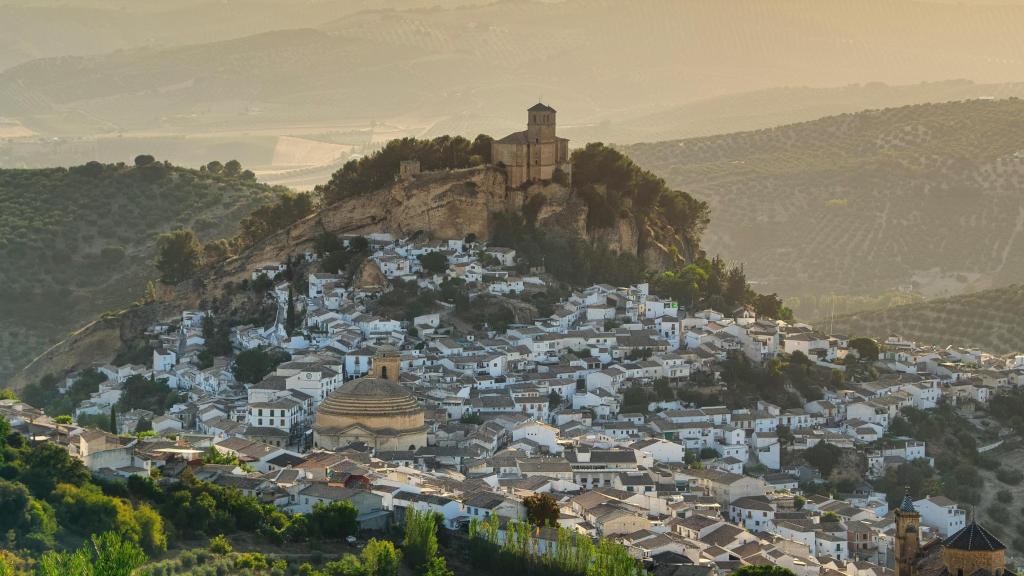 La localidad de Comares en Málaga.