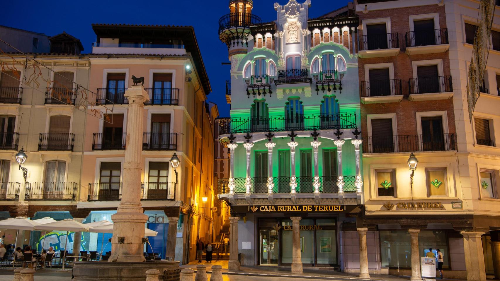 Central de Caja Rural en Teruel.