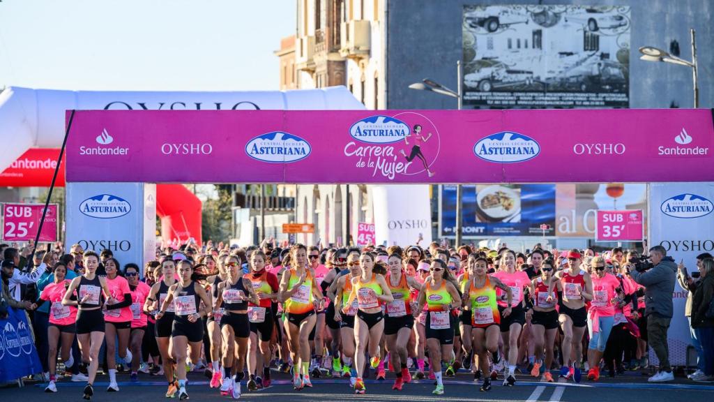 Una imagen de la Carrera de la Mujer Central Lechera Asturiana 2025.