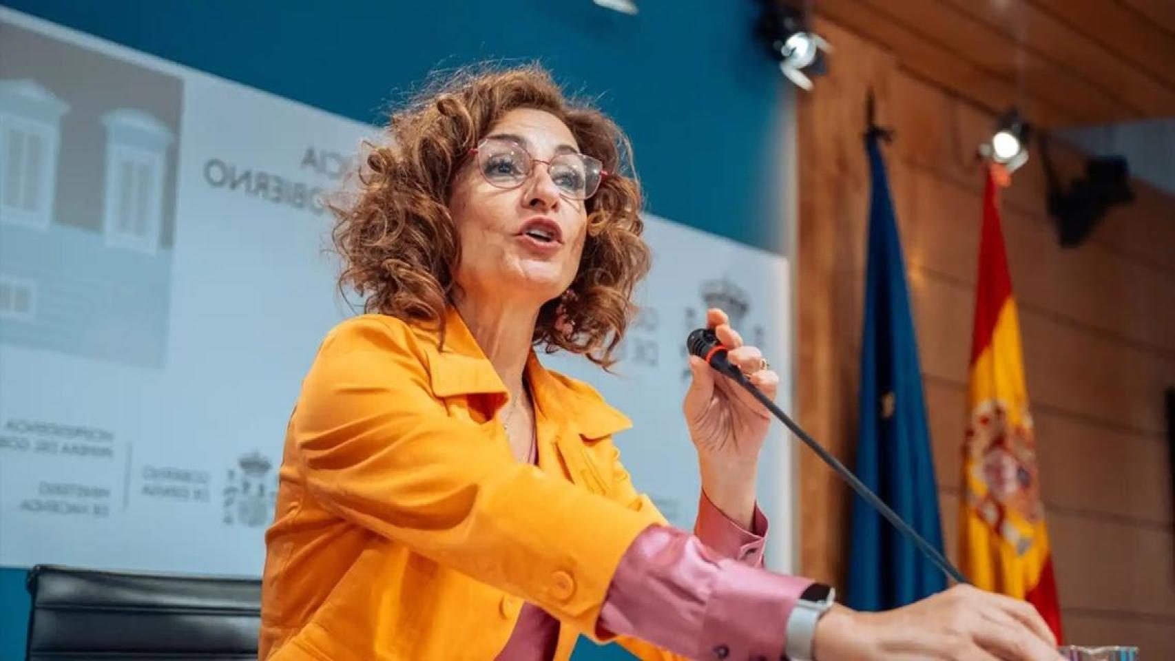 La vicepresidenta del Gobierno, María Jesús Montero.