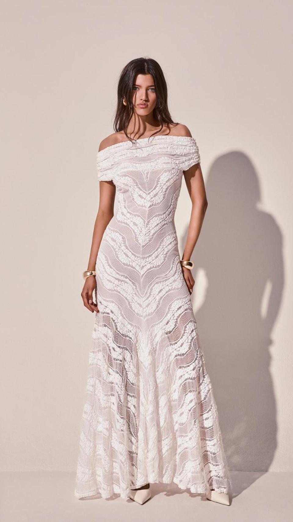 Vestido largo Oasis.