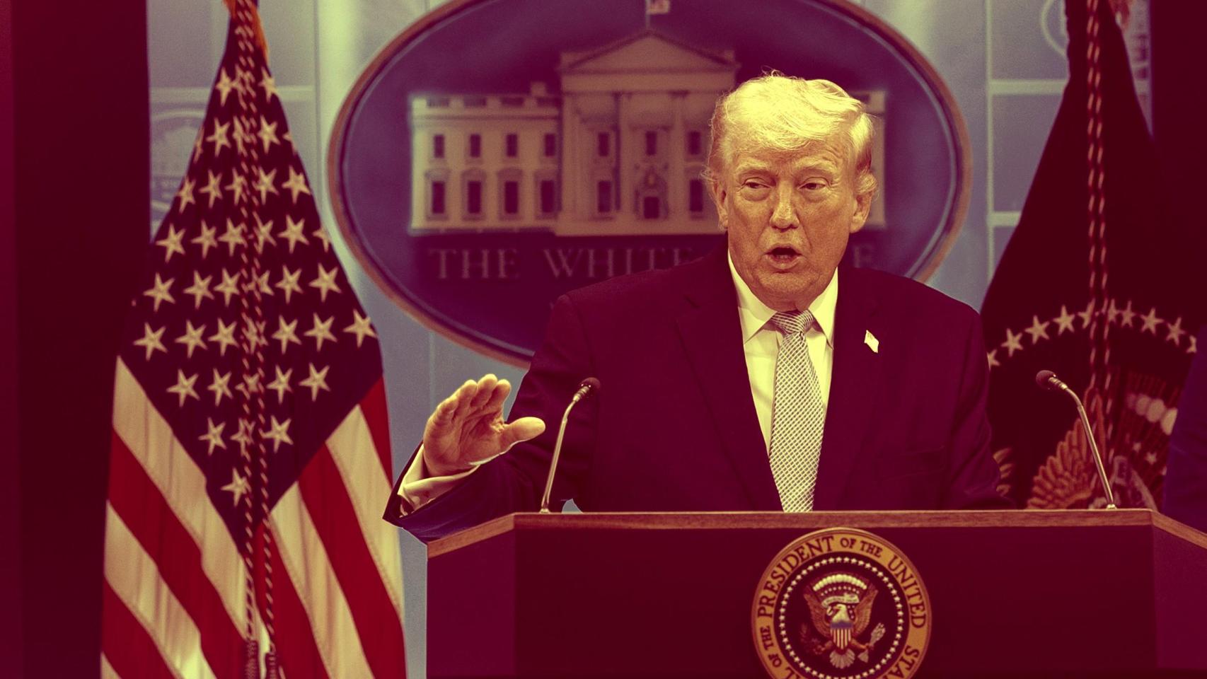 El presidente de Estados Unidos, Donald Trump.