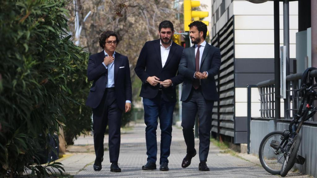 José María Figaredo, Alejandro Nolasco y Carlos Hernández, en Zaragoza