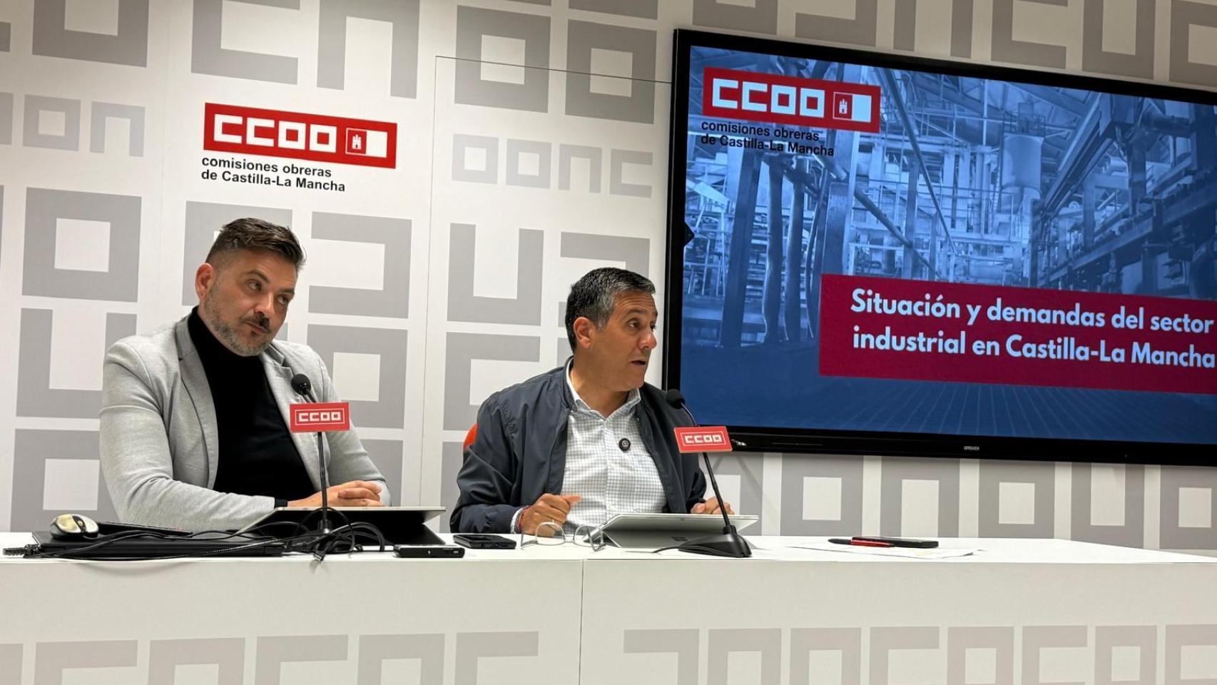 Juan Cuevas y Javier Ortega. Foto: CCOO.