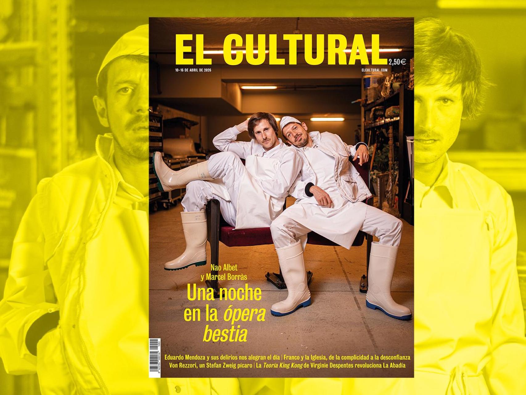 Nao Albet y Marcel Borràs fotografiados por Pau Venteo para la portada del 10 de abril de El Cultural.