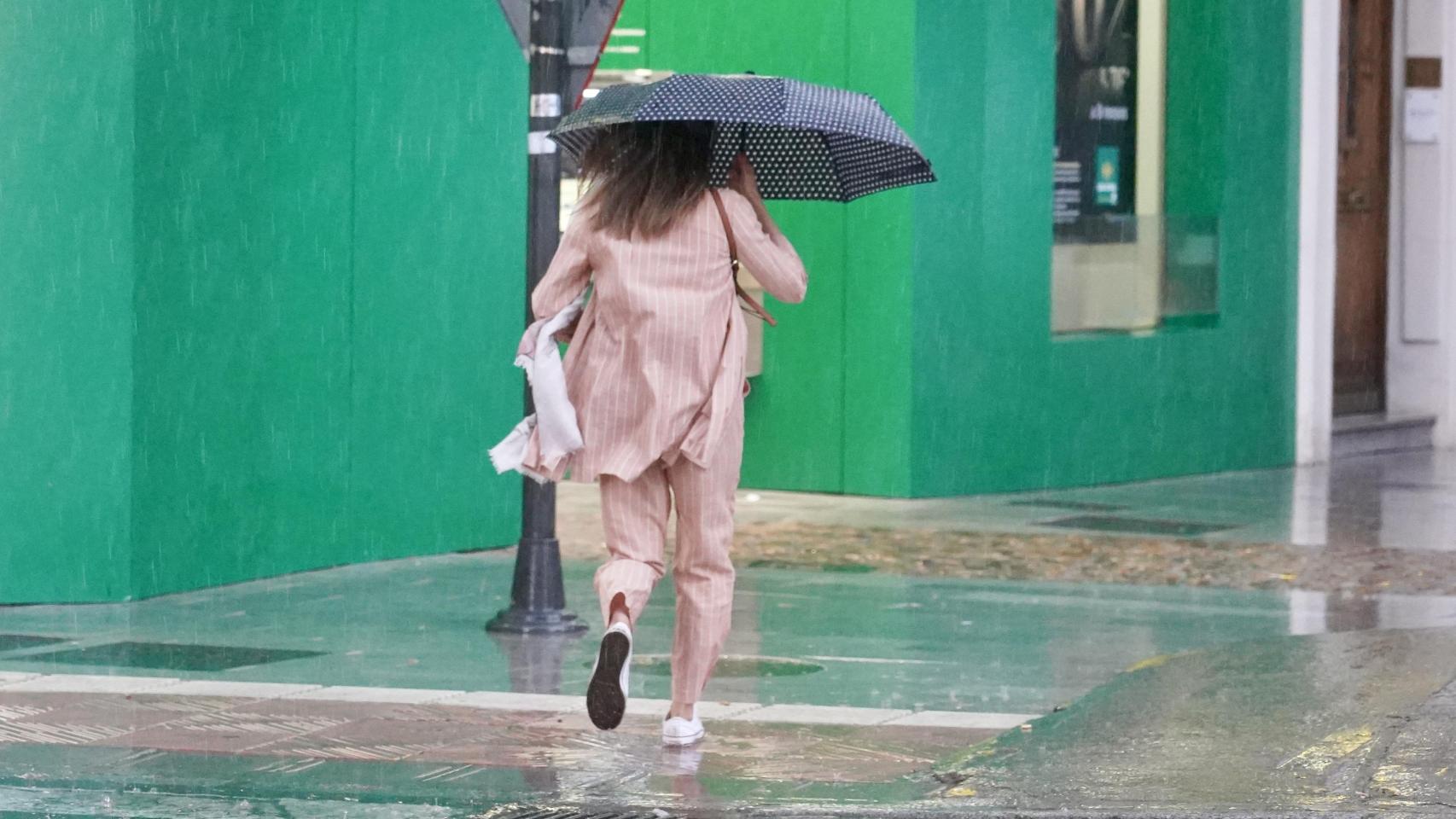 Fuerte tormenta en la ciudad de León