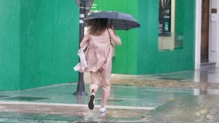 Fuerte tormenta en la ciudad de León