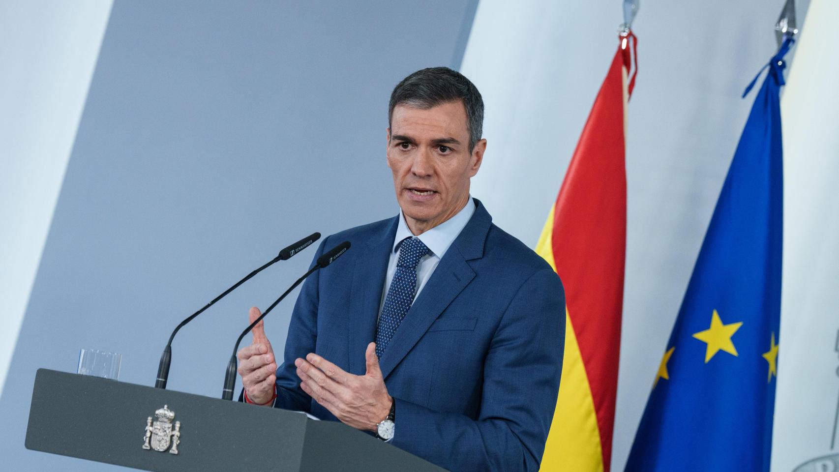 El presidente del Gobierno, Pedro Sánchez.