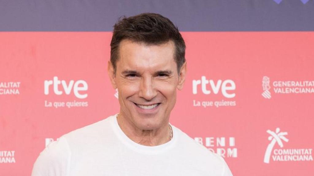 El presentador Jesús Vázquez en el Benidorm Fest.