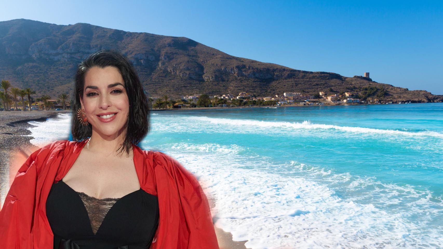 Ruth Lorenzo y La Azohía, en Murcia, en un montaje.