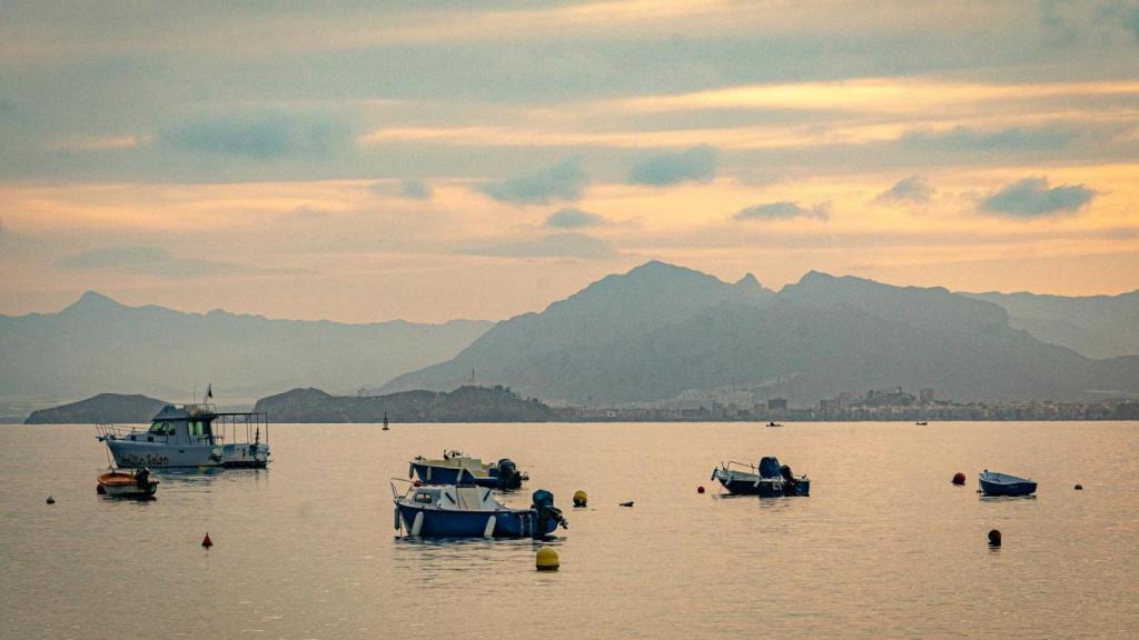 Anochecer en La Azohía.