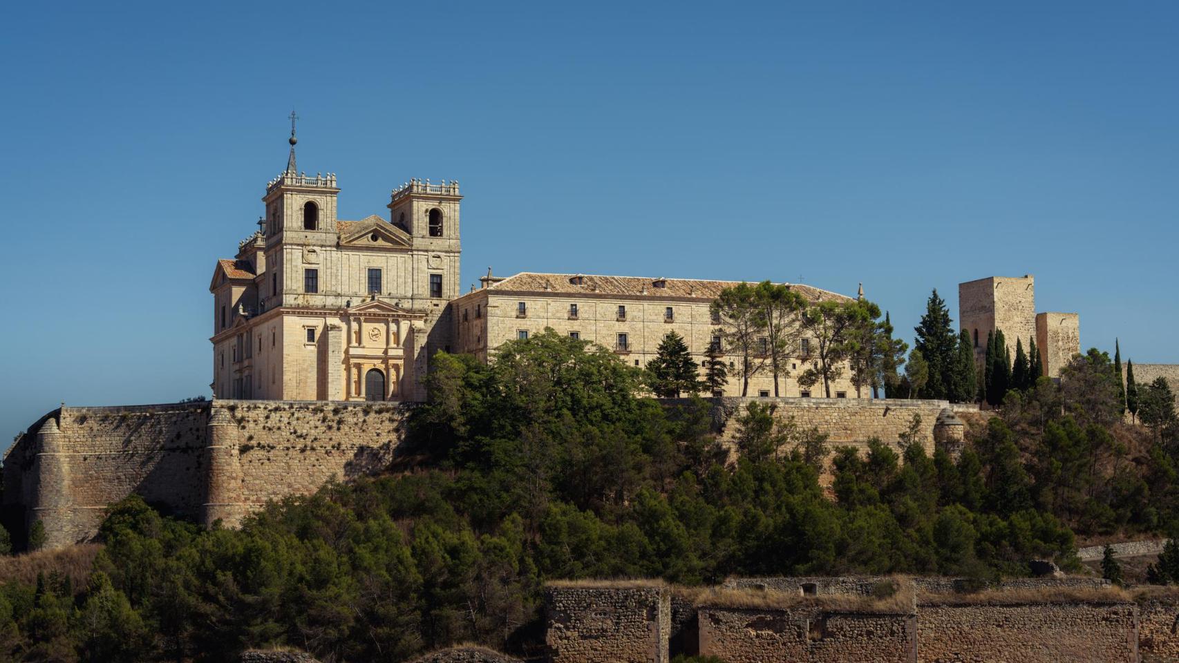 El monasterio de Uclés, popularmente conocido como 'El Escorial de la Mancha'.