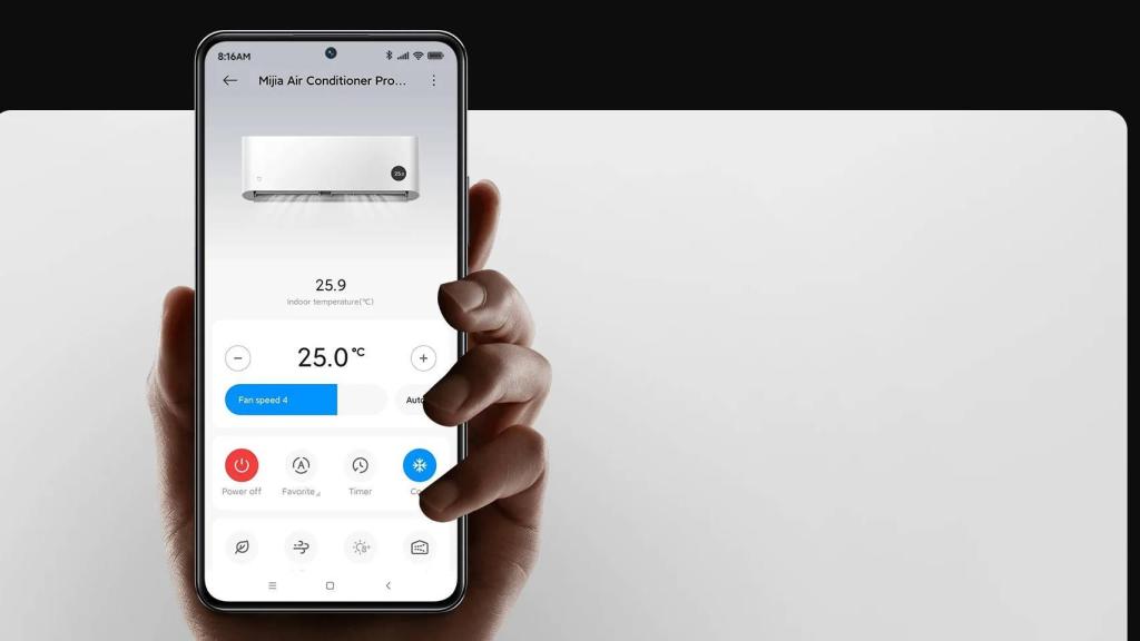 El aire acondicionado de Xiaomi se puede controlar con el móvil