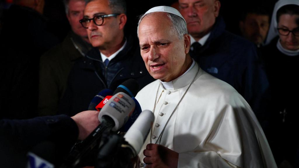El Papa León XIV comparece ante los medios para hablar de la guerra de Irán.