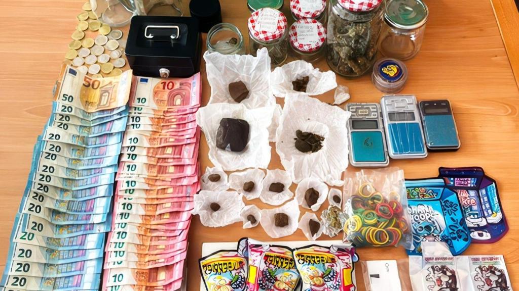 Desarticulado un punto de venda de droga en Culleredo (A Coruña) con una persona detenida