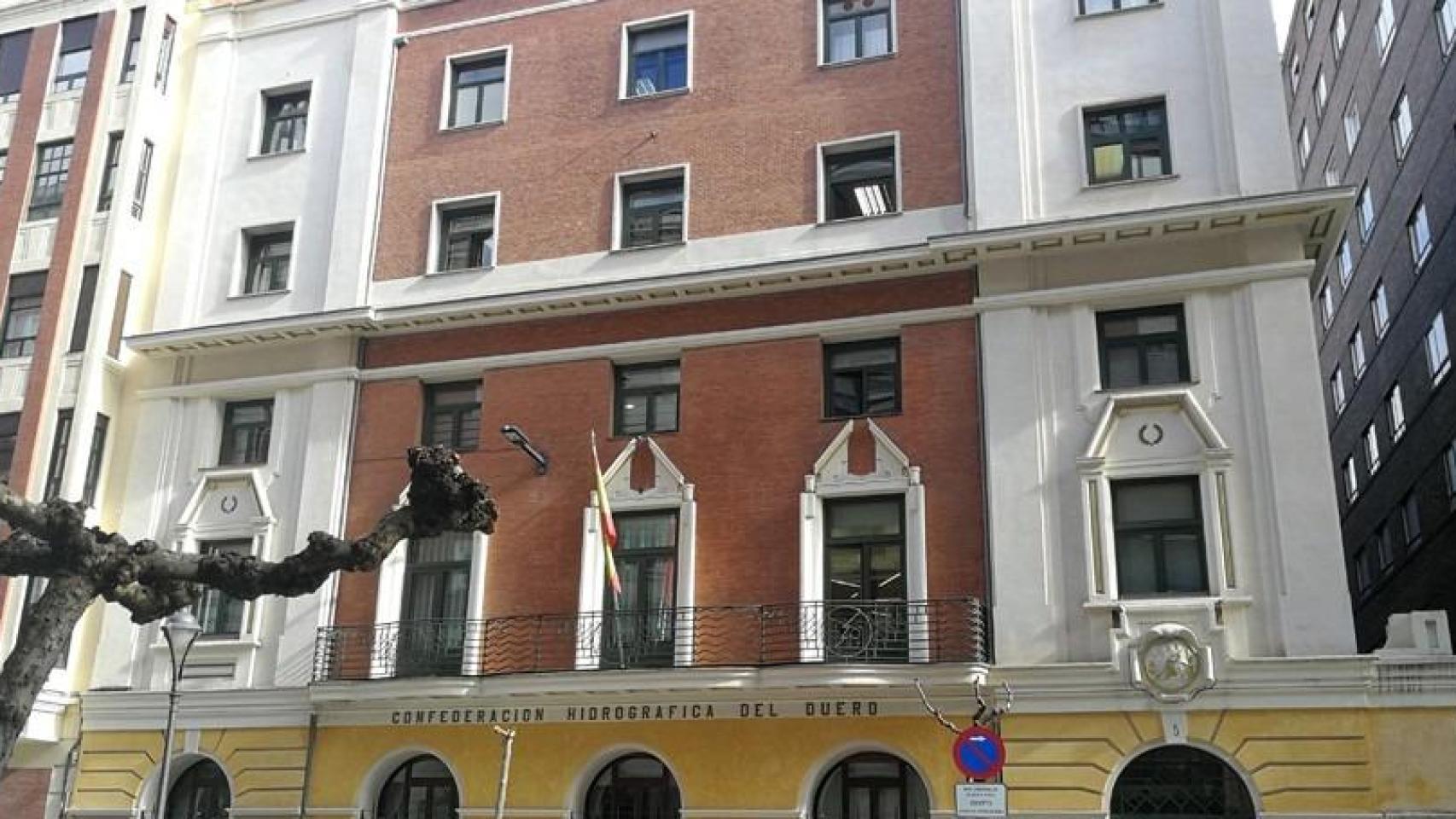Imagen de la sede central de la CHD en Valladolid