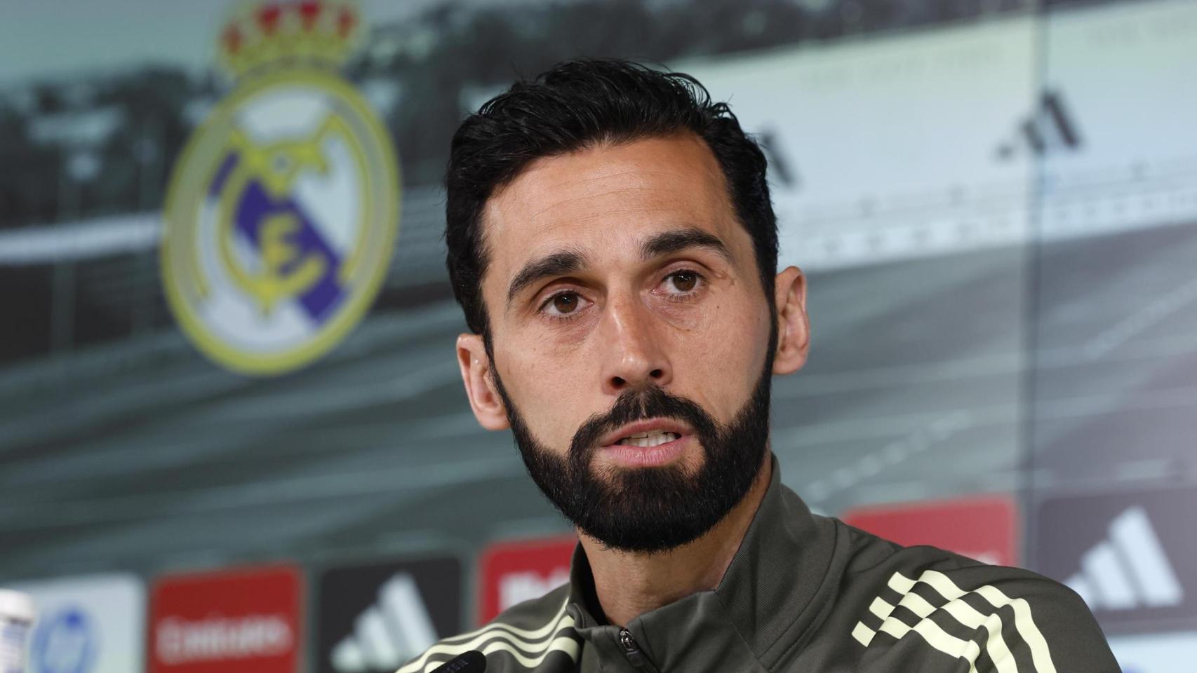 Álvaro Arbeloa, en rueda de prensa