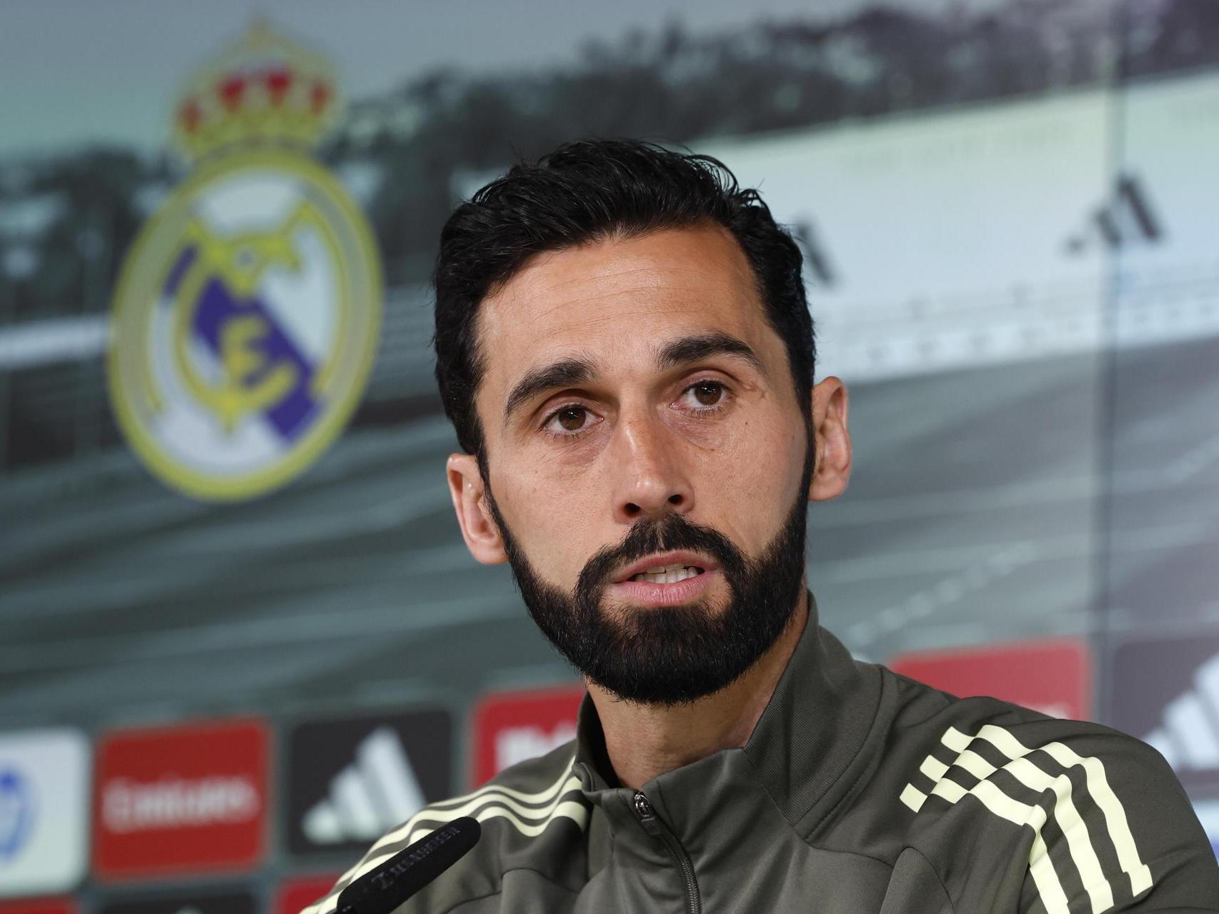 Álvaro Arbeloa, en rueda de prensa