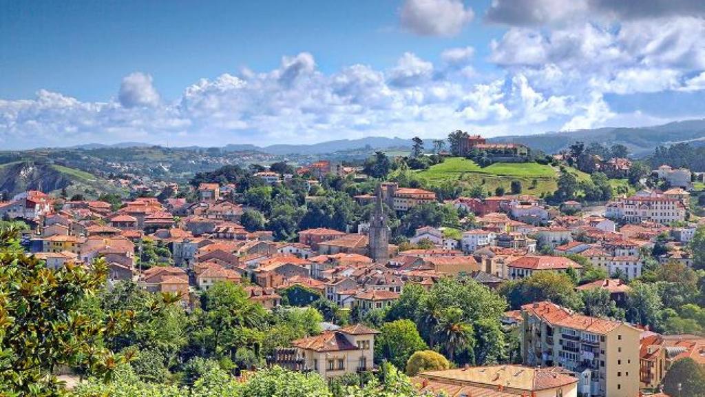 Panorámica de Comillas, en Cantabria.