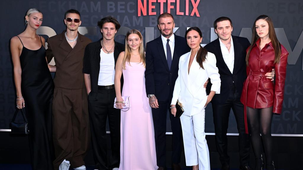 La última imagen de toda la familia junta, en 2023, en Londres.