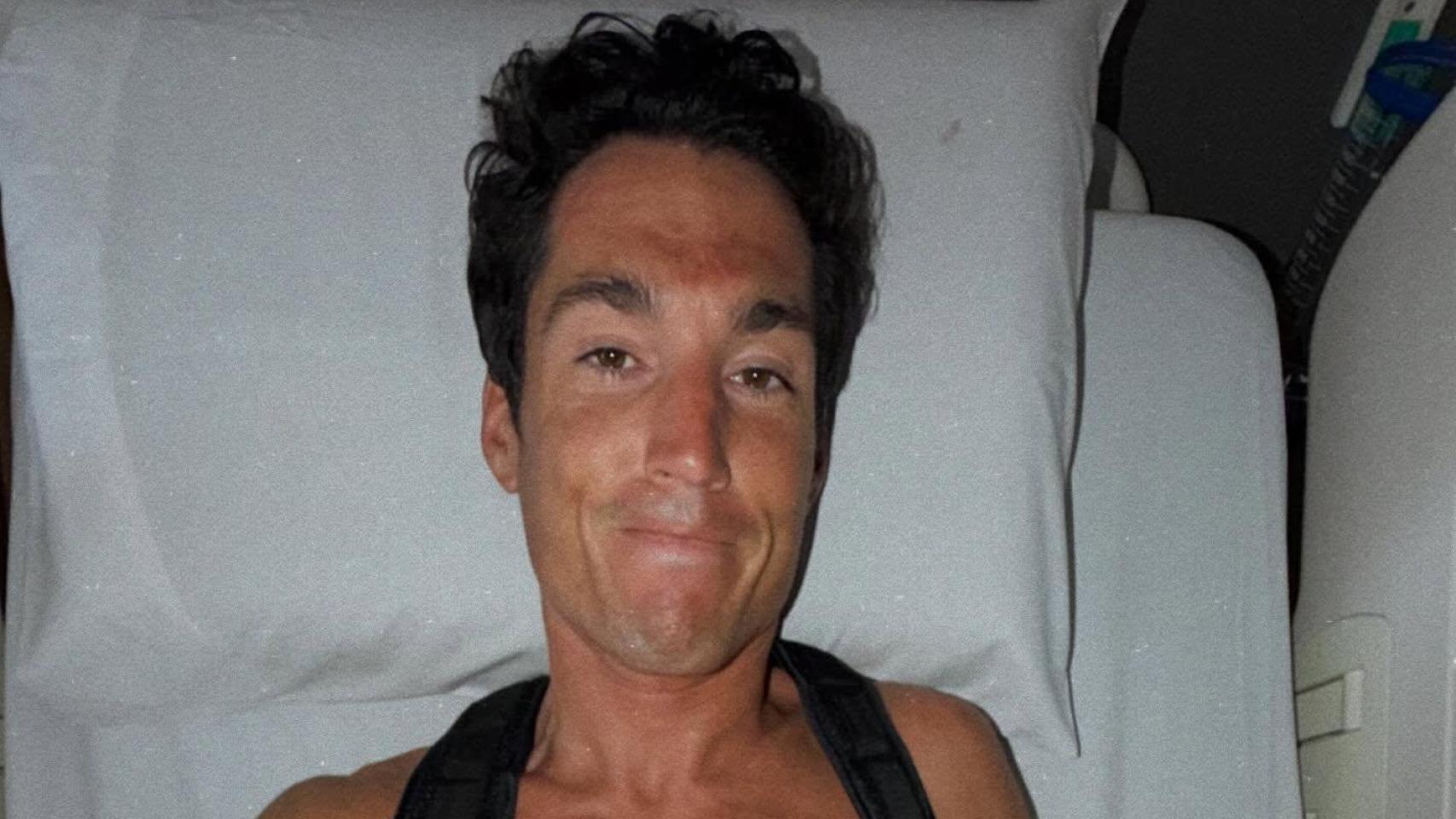 Aleix Espargaró en el hospital de Malasia.