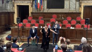 La actuación de la bailaora sevillana Pastora Galván.