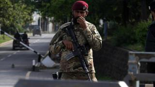 Pakistan beefs up security in Islamabad's diplomatic 'red zone' ahead of US-Iran summit.