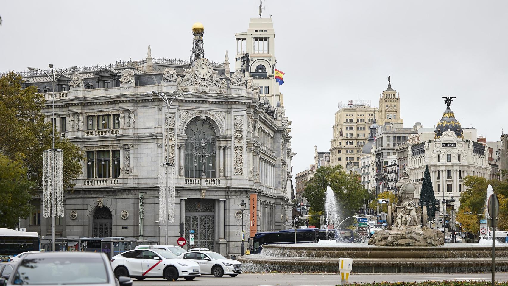 Fachada del Banco de España.