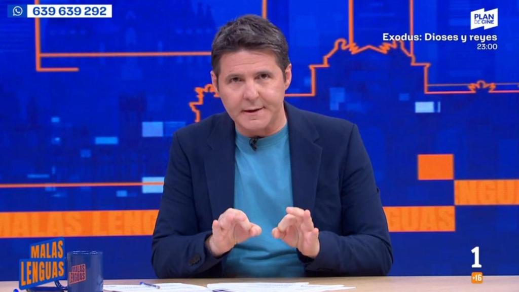 Jesús Cintora, presentador de 'Malas Lenguas'.