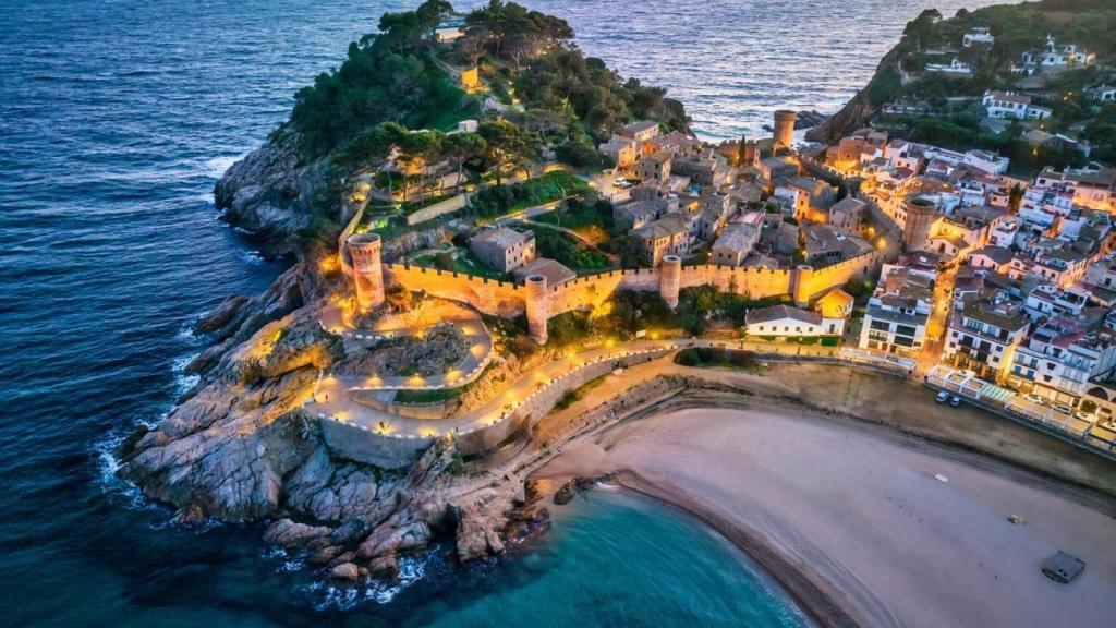 Tossa de Mar en la Costa Brava.
