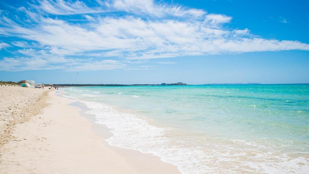 La playa de Es Trenc en Mallorca.