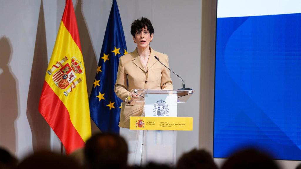 La ministra de Inclusión, Seguridad Social y Migraciones, Elma Saiz.