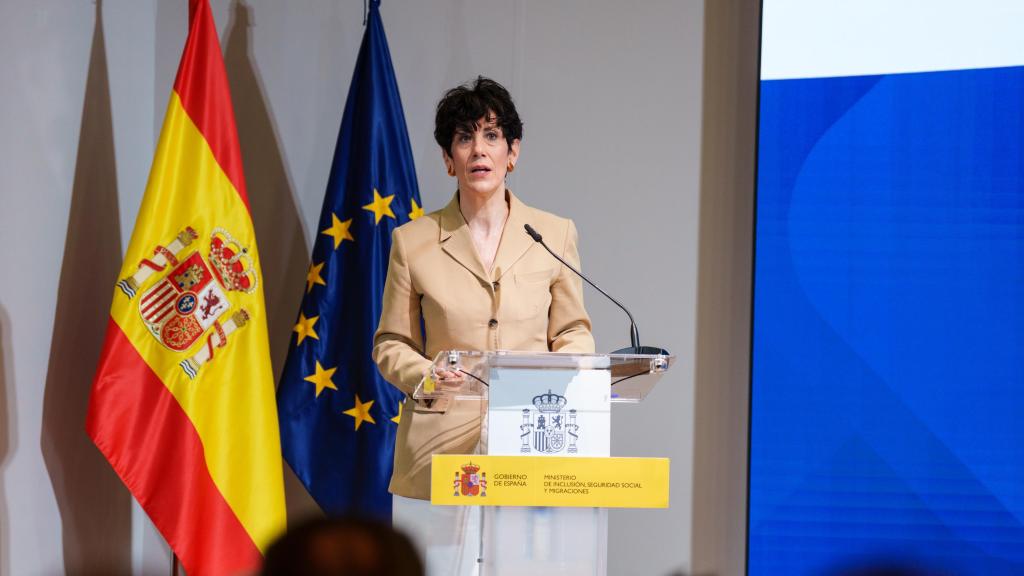 La ministra de Inclusión, Seguridad Social y Migraciones, Elma Saiz.