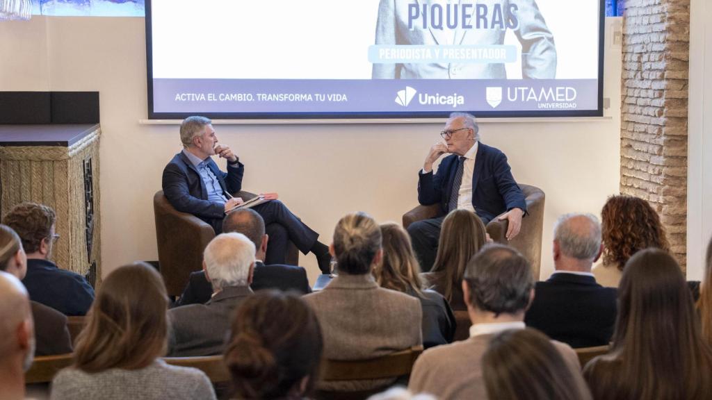 Un momento de la entrevista.