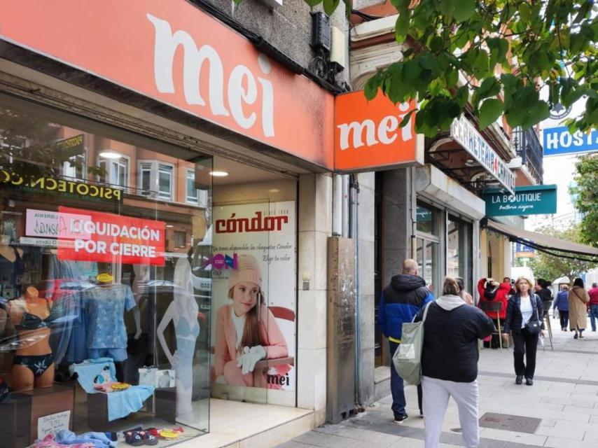Mercería Mei en la avenida de Oza de A Coruña.