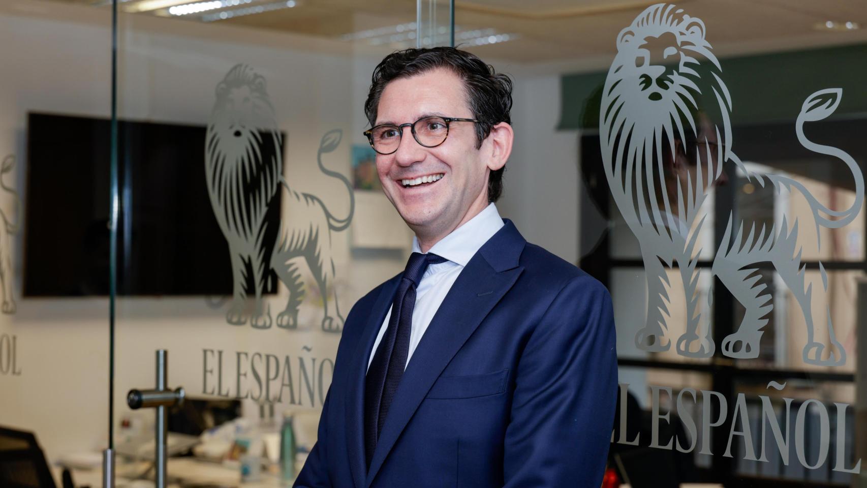Jaime Núñez, en la sede de EL ESPAÑOL de Castilla-La Mancha.