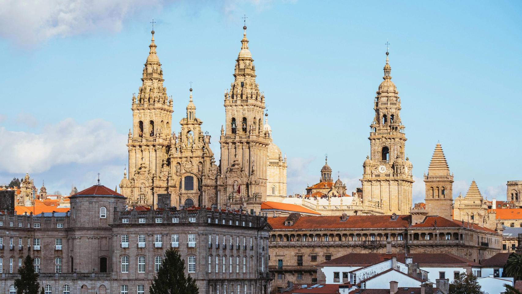 Plaza del Obradoiro, en Santiago de Compostela.