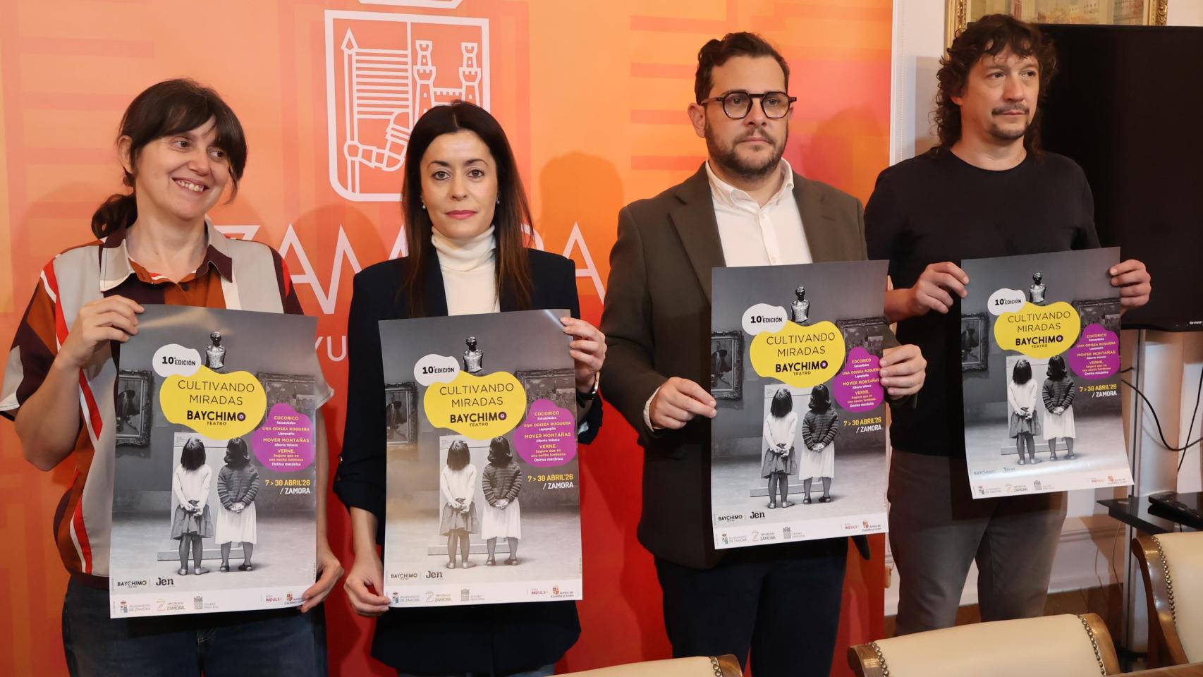 Imagen de la presentación de la décima edición de 'Cultivando Miradas' en el Ayuntamiento de Zamora.