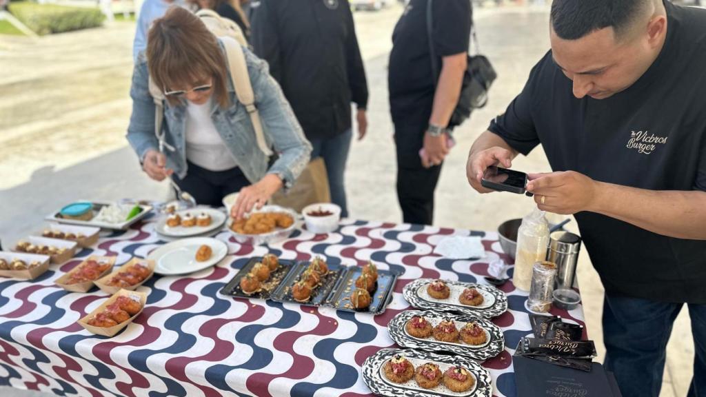 La presentación este jueves del festival de croquetas en Alicante.