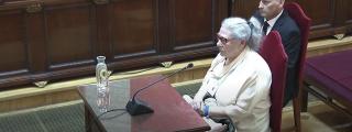 La empresaria Carmen Pano durante su declaración en el Supremo.