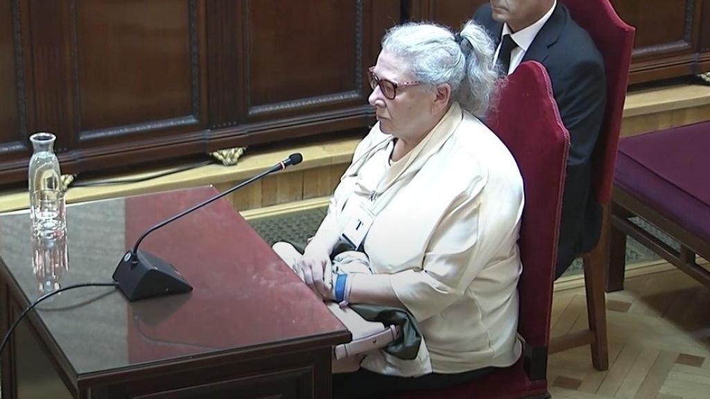 La empresaria Carmen Pano durante su declaración en el Supremo.