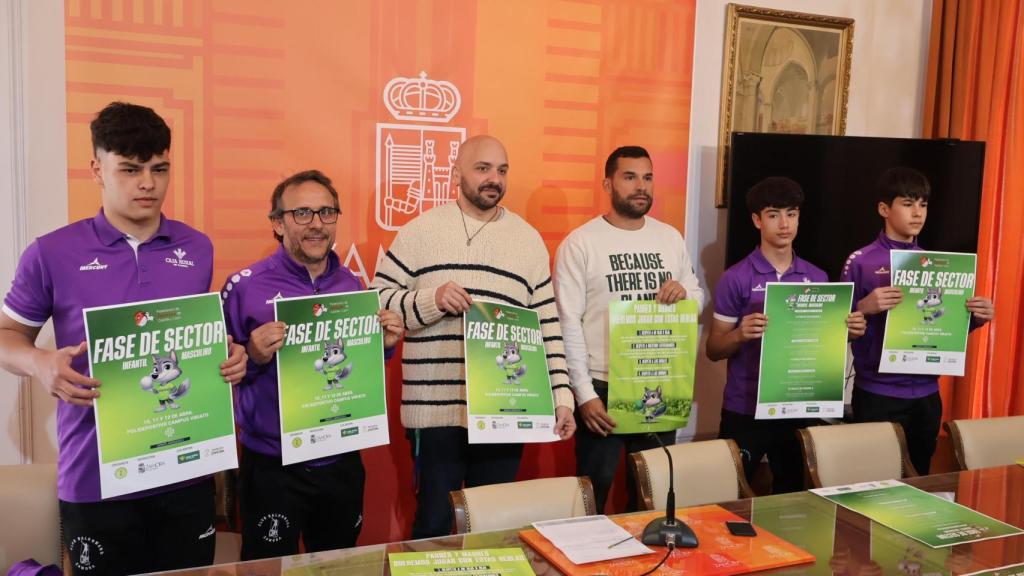 Presentación Fase Sector Balonmano Infantil Masculino en el Ayuntamiento de Zamora.