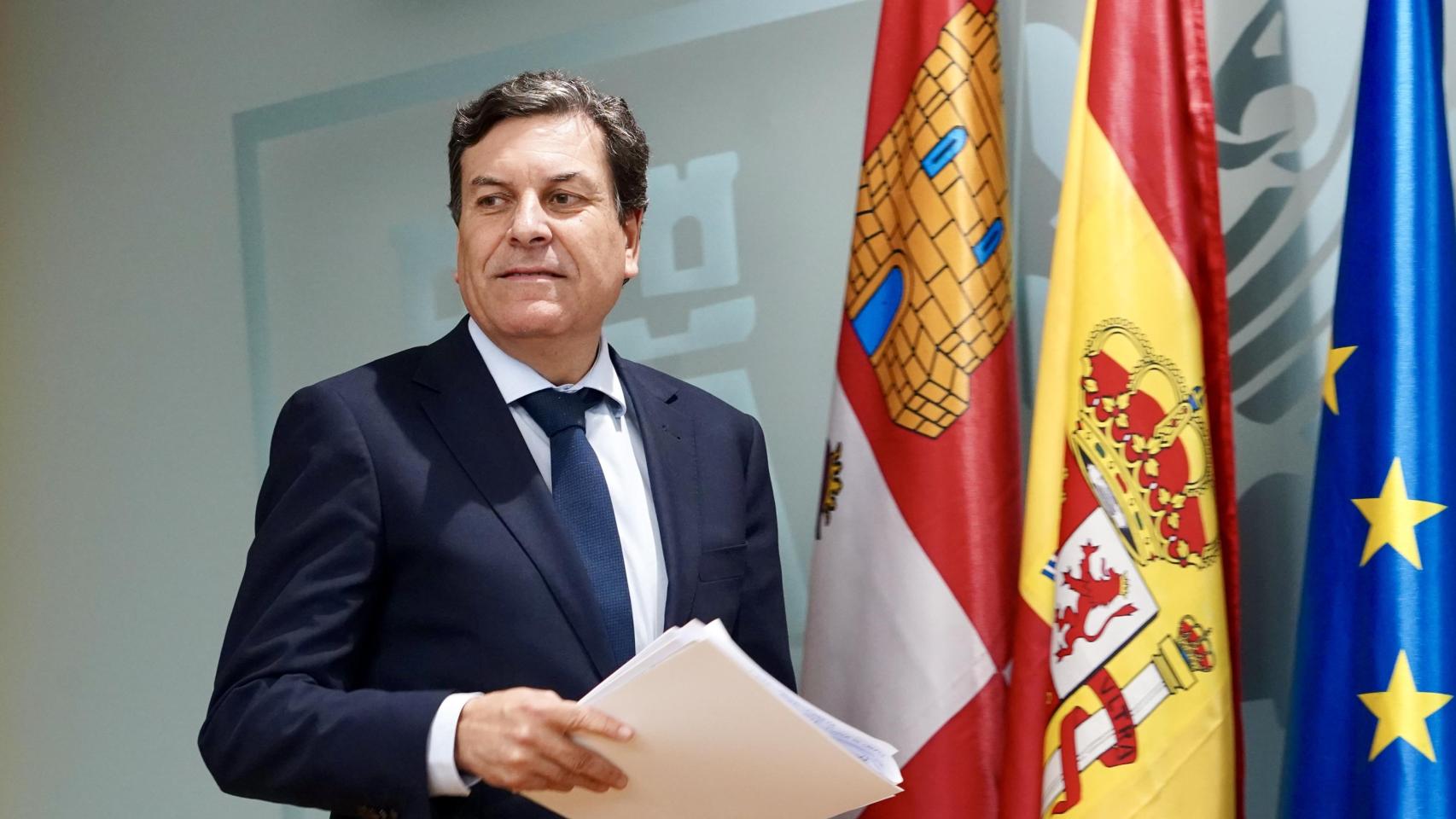 El portavoz de la Junta de Castilla y León, Carlos Fernández Carriedo
