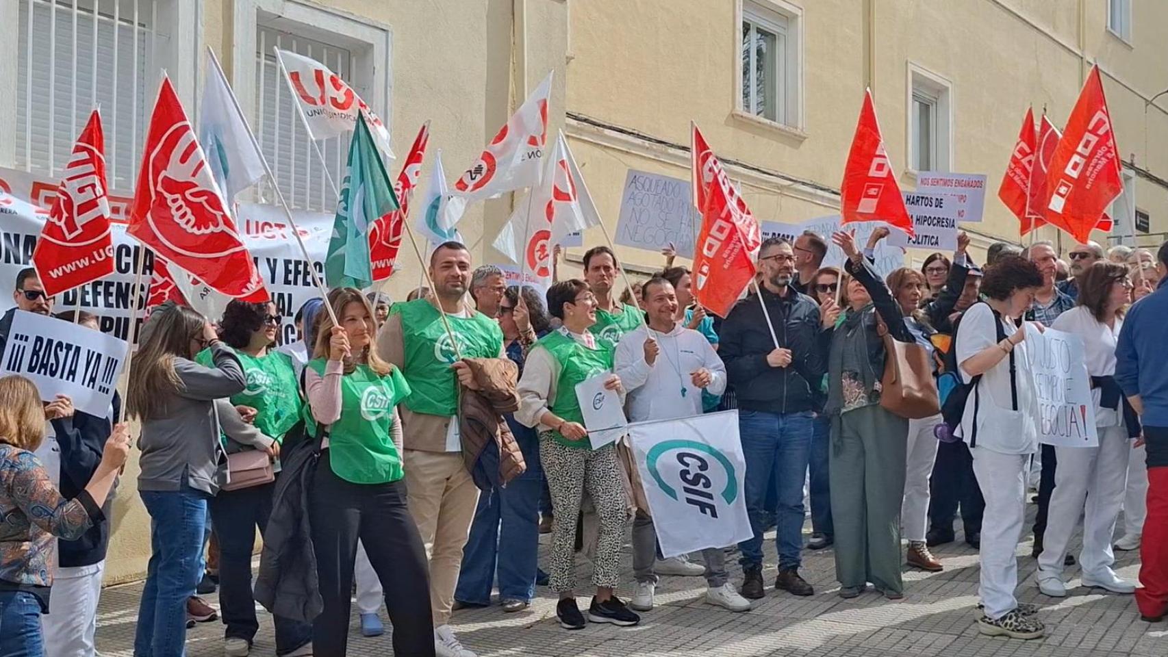 Movilización Diputación de Cuenca.