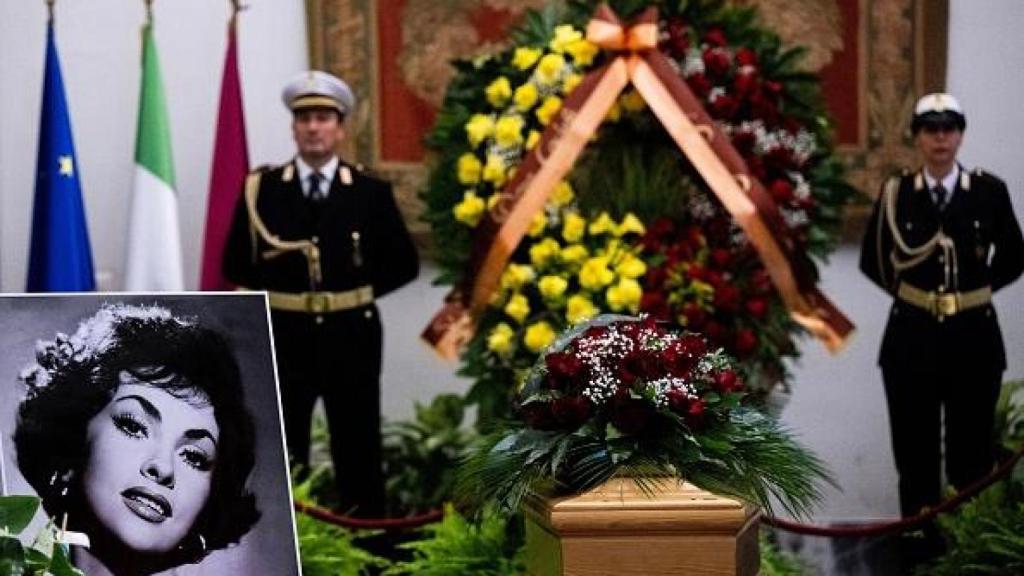 Funeral de Gina Lollobrigida.