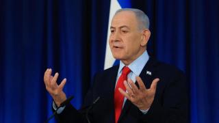 Israeli Prime Minister Benjamin Netanyahu held one of the few press conferences he has given since the start of the war last March.