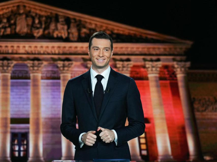 Jordan Bardella, heredero político de Le Pen, en una imagen de archivo.