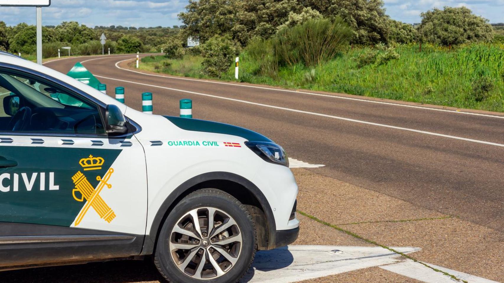 Vehículo de la Guardia Civil.